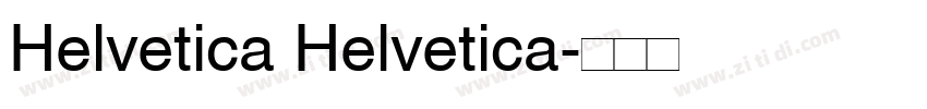 Helvetica Helvetica字体转换